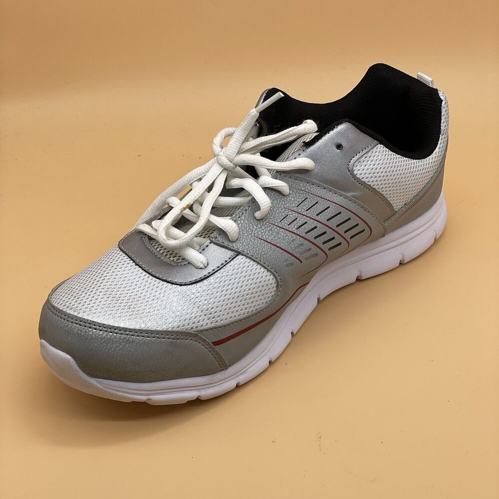 Cross Trekker Shuffle Sneaker Athletic Shoe Men’s 14W Grey White Comfort Lite